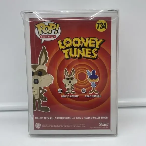 Funko Looney Tunes Wile E. Coyote #734 Funko Limited Edition W/Protector SLD